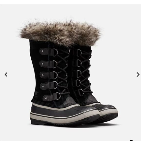 Sorel Women’s Joan of Arctic Boot Black Quarry size 6 NWOT - Picture 3 of 11